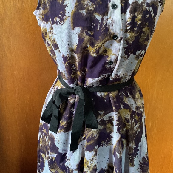 NWT Simply Vera Wang hi-lo abstract floral dress M - Picture 4 of 13